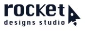 rocket logo darkbg